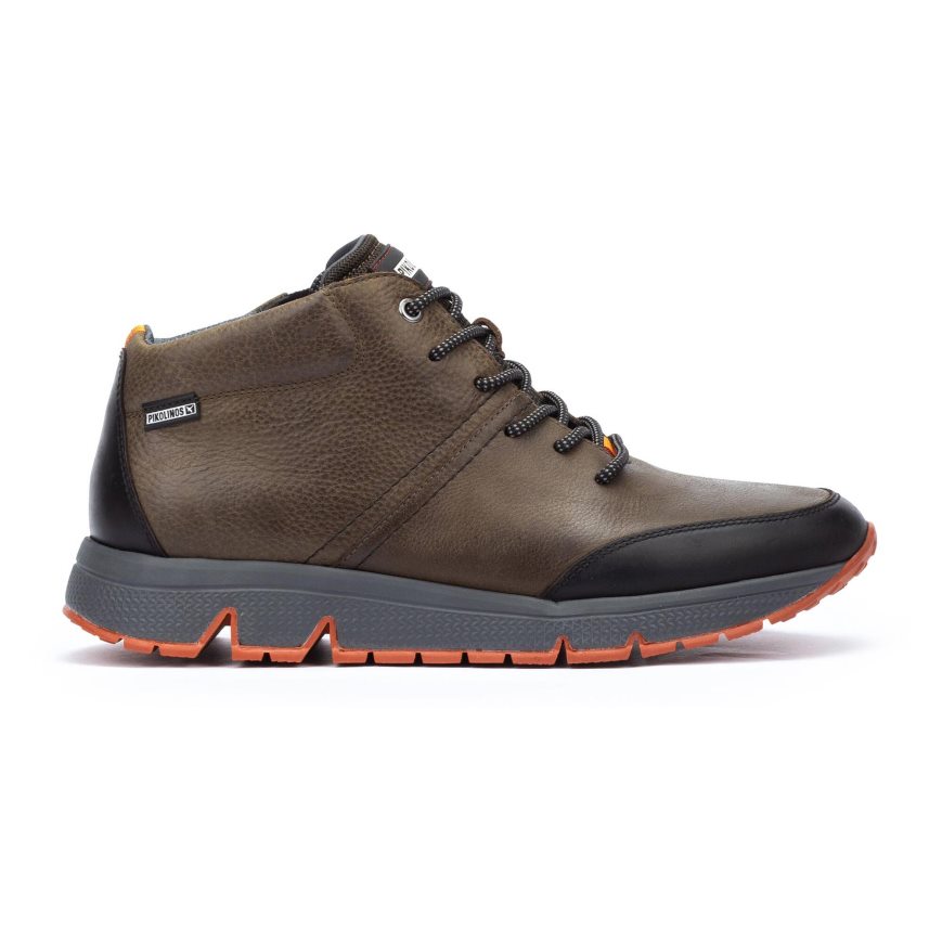 Men\'s Pikolinos FERROL Sneakers Brown | NZ D9Q7201